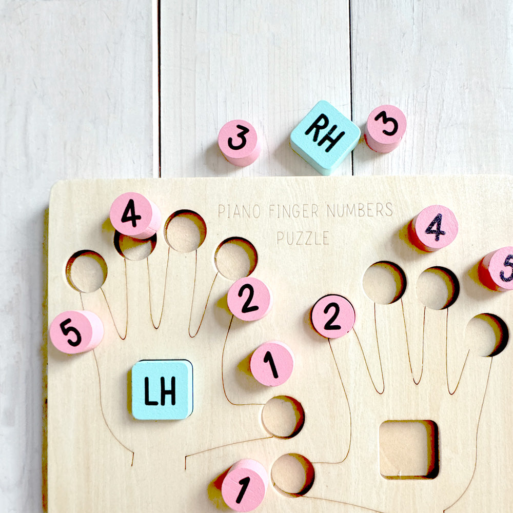 Piano Finger Numbers Puzzle