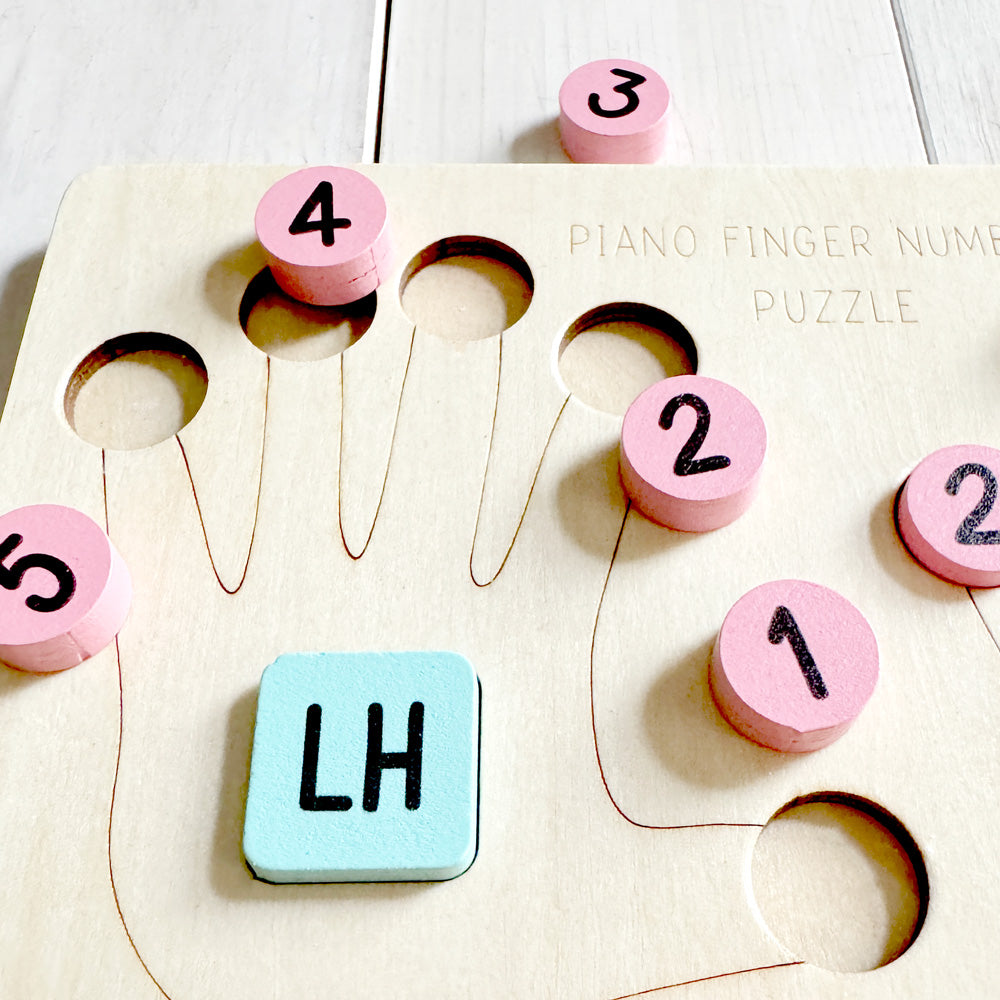 Piano Finger Numbers Puzzle