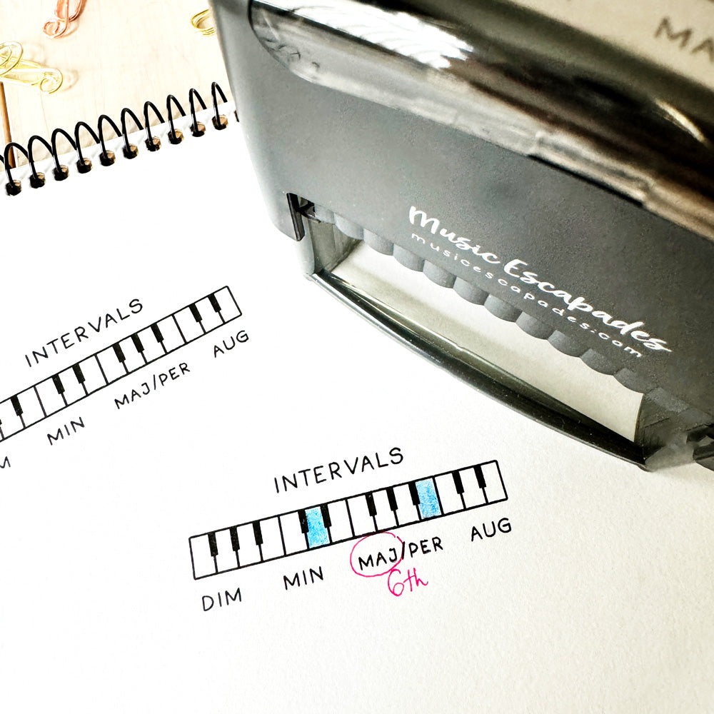Keyboard Intervals Stamp