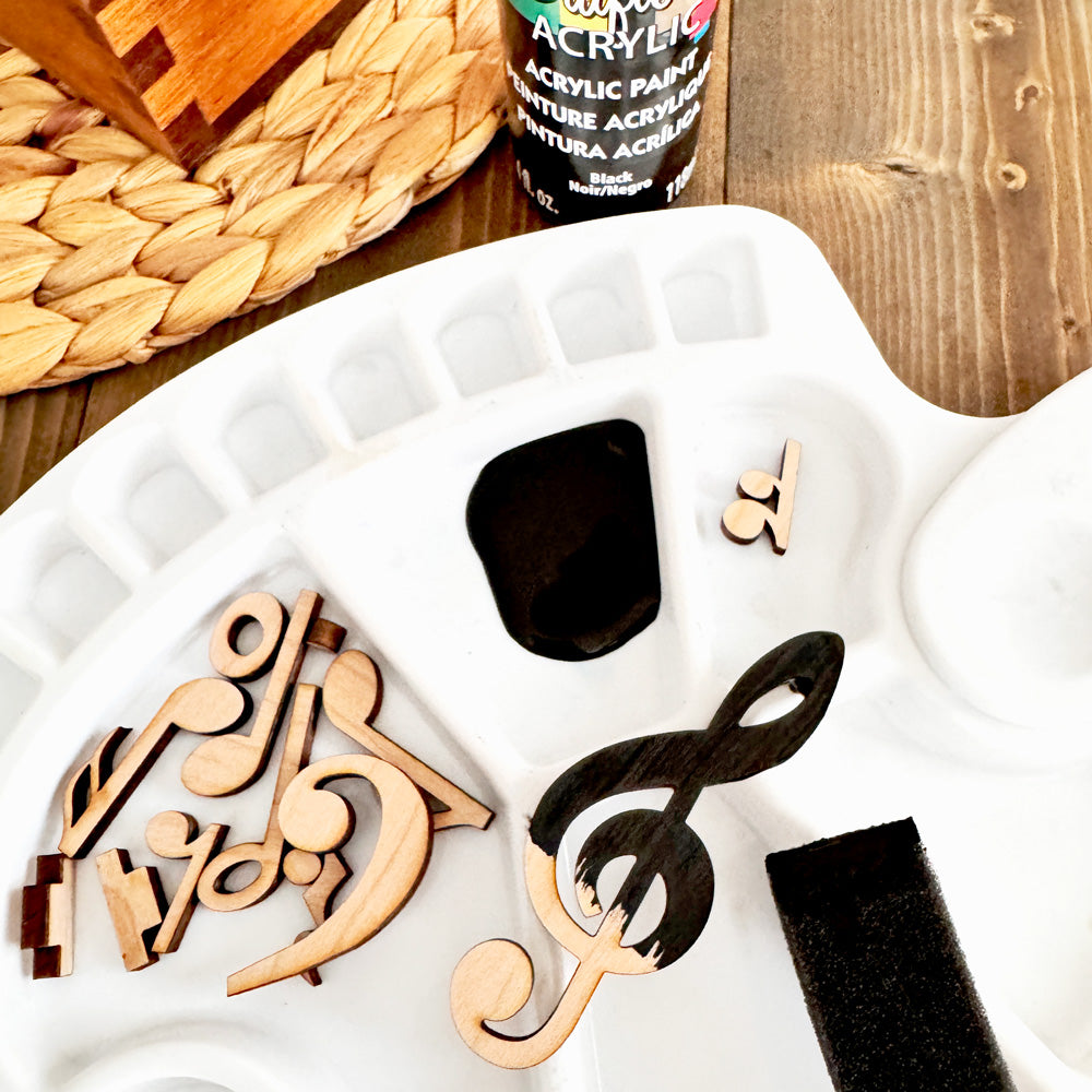 Wooden Music Note Cutouts