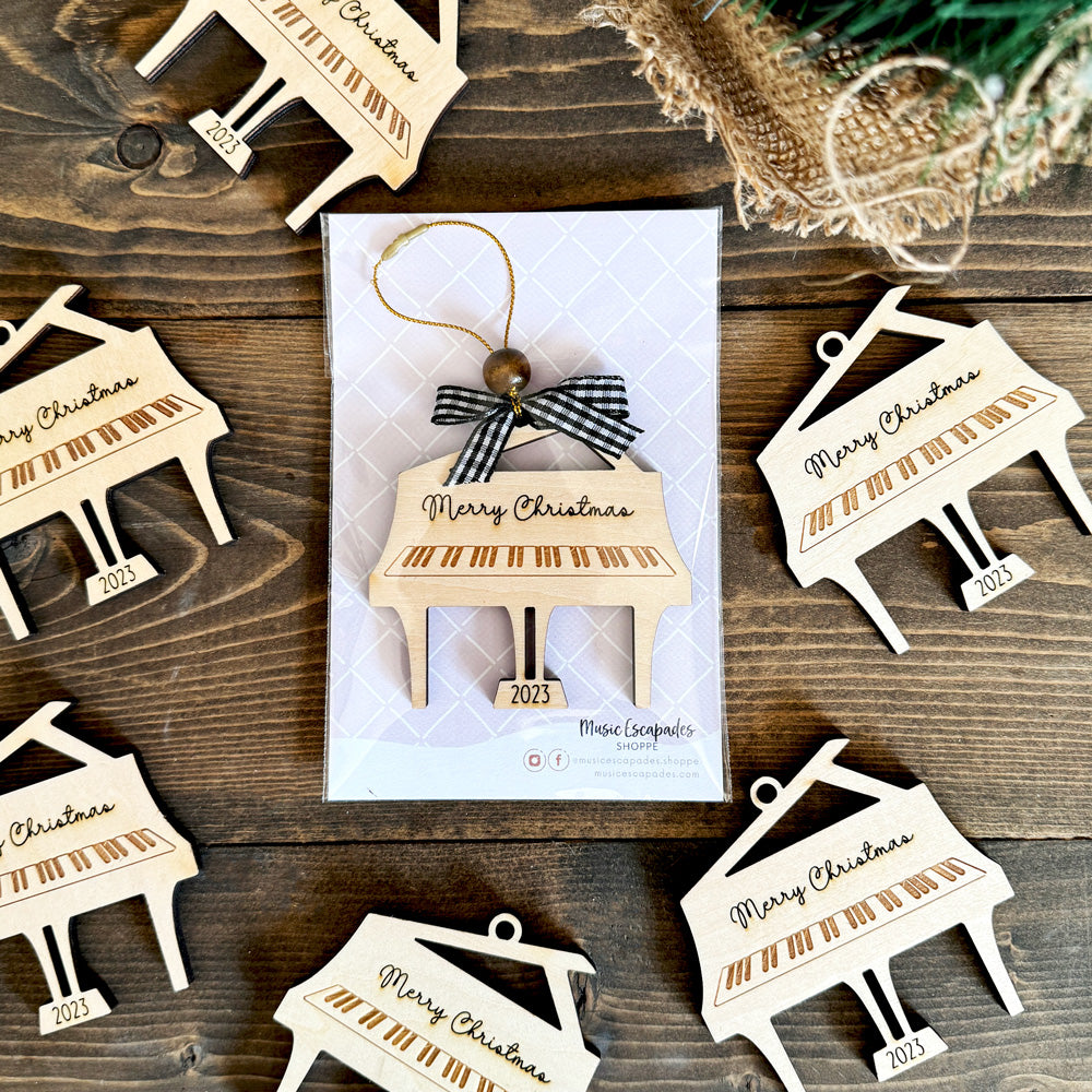 Personalized Grand Piano Ornament