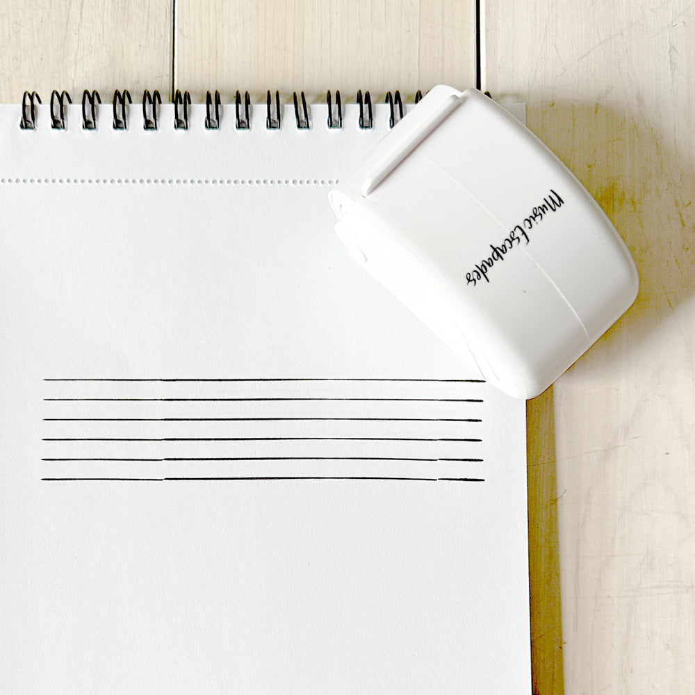 Large Guitar Tablature Roller Stamp