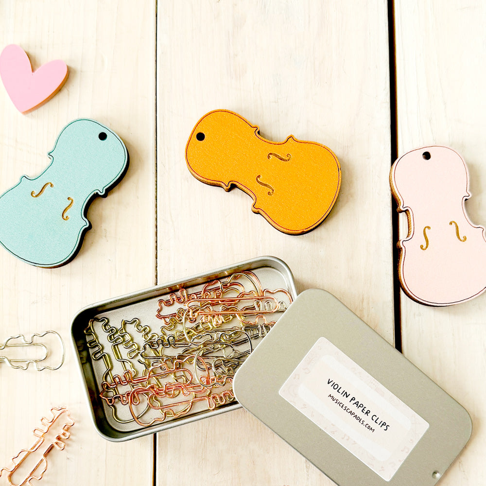 Violin Paper Clips