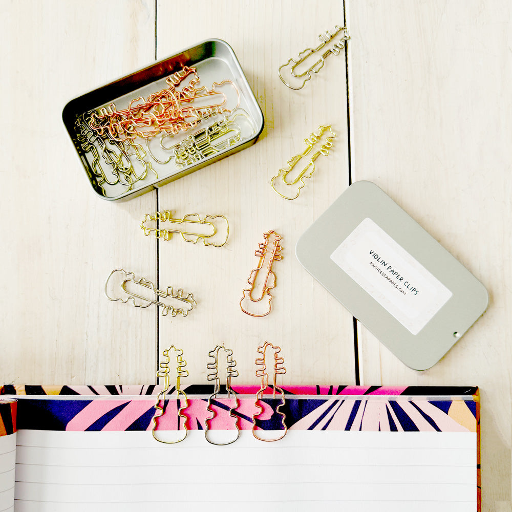 thumbnail image 2 of Musical Note Paper Clips - 20 Pcs Cute Office & School Clips 2 of 10