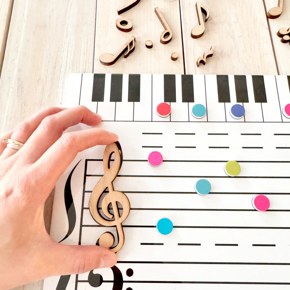 Wooden Music Note Cutouts