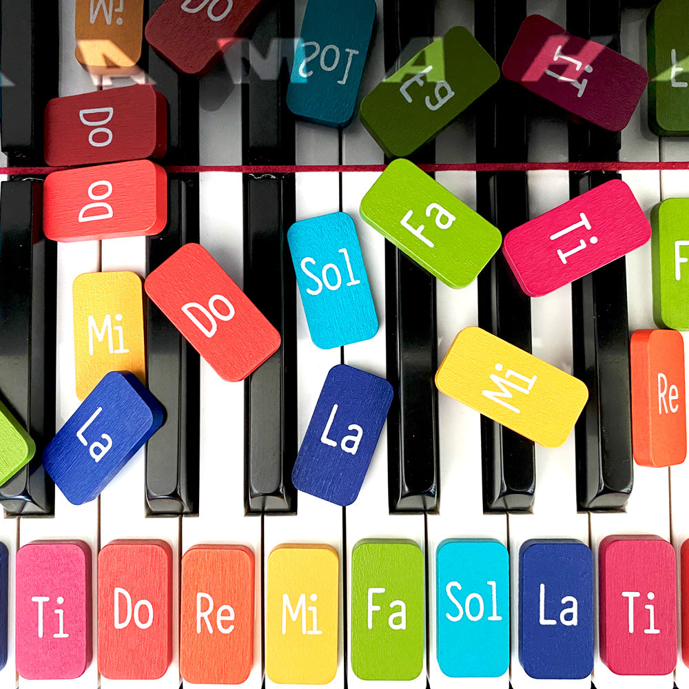 Piano Keys Colour Solfege Tiles