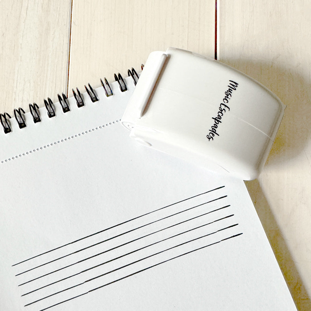 Large Guitar Tablature Roller Stamp