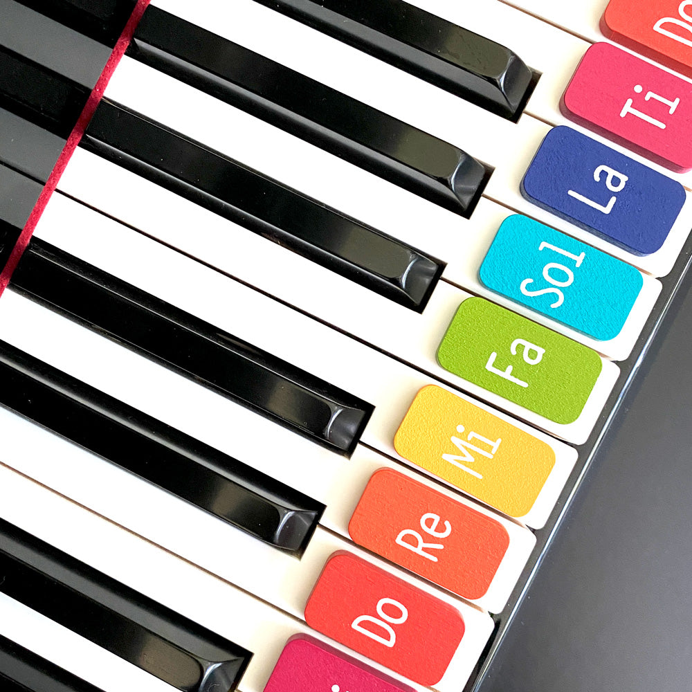 Piano Keys Colour Solfege Tiles