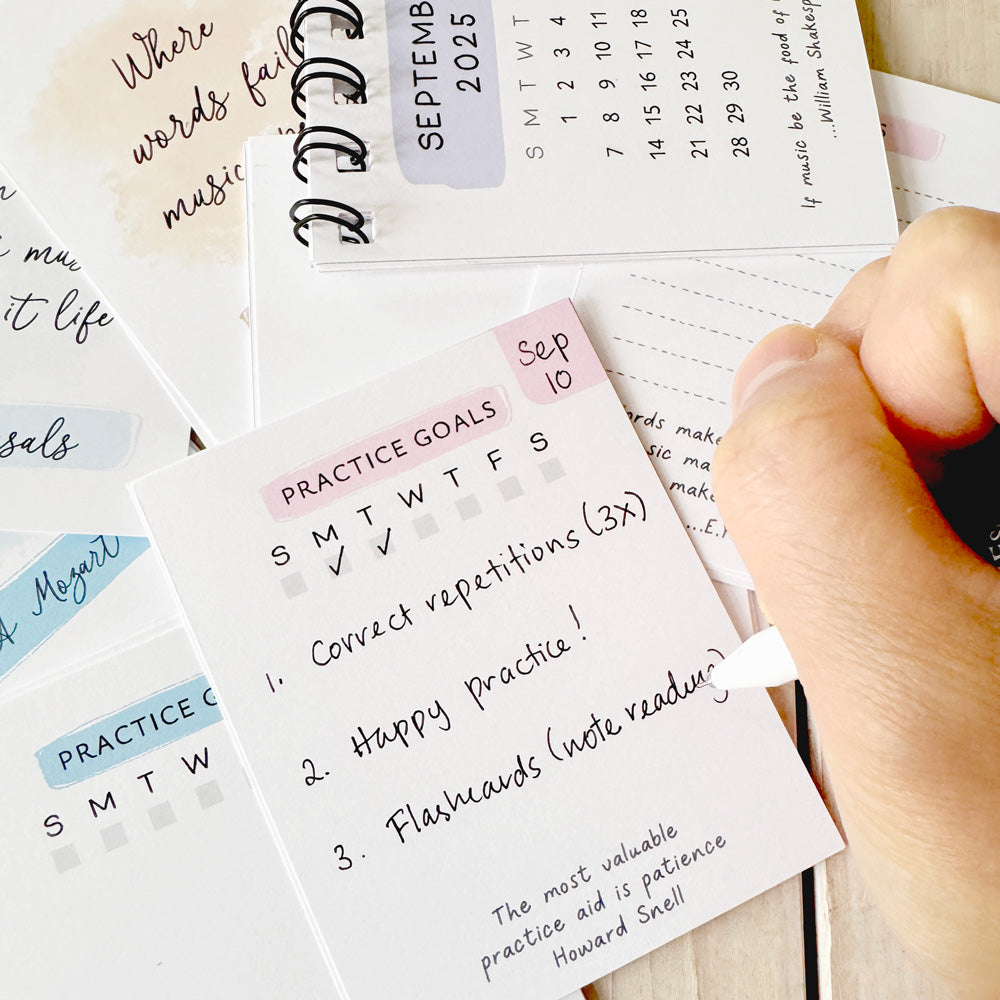 Mini Calendar and Stationery Set Printable