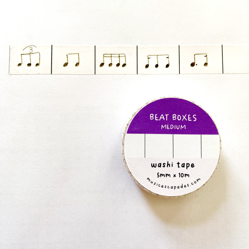Beat Boxes Washi Tape