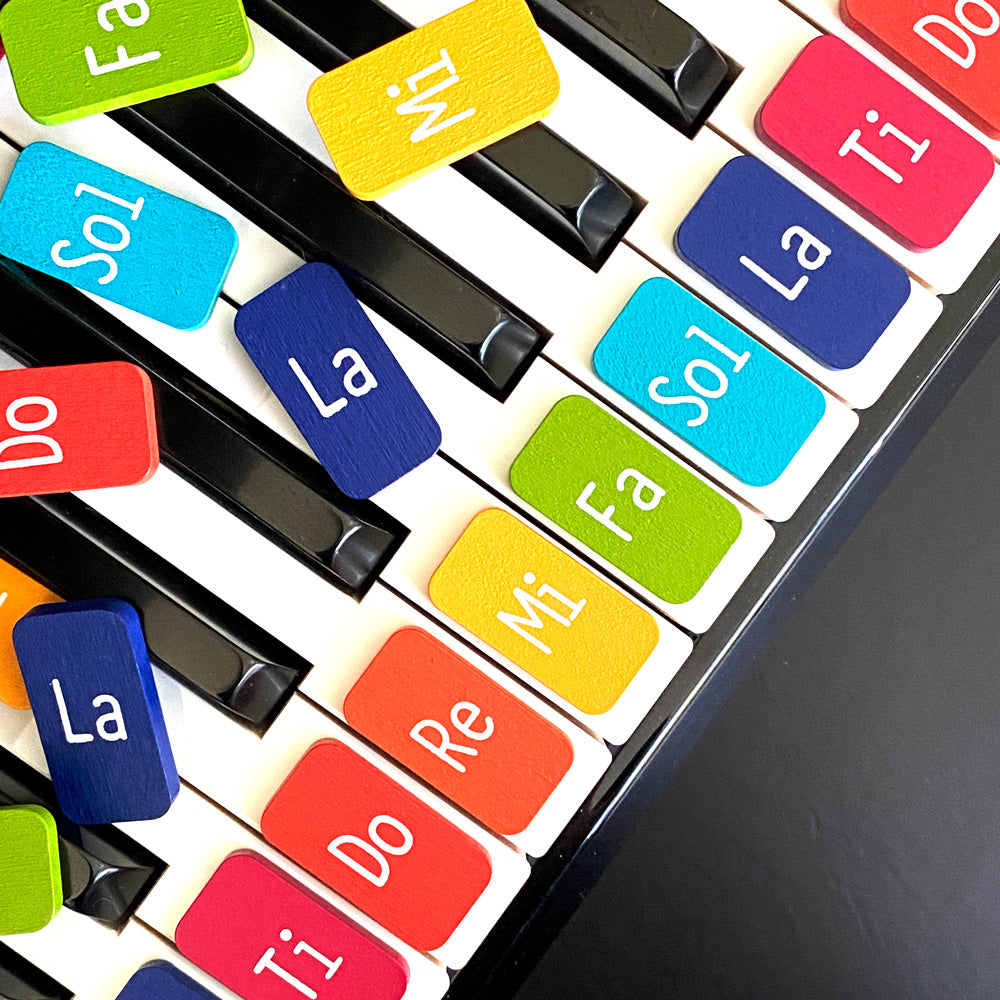 Piano Keys Colour Solfege Tiles