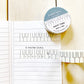 Piano Keys Washi Tape (Outline)