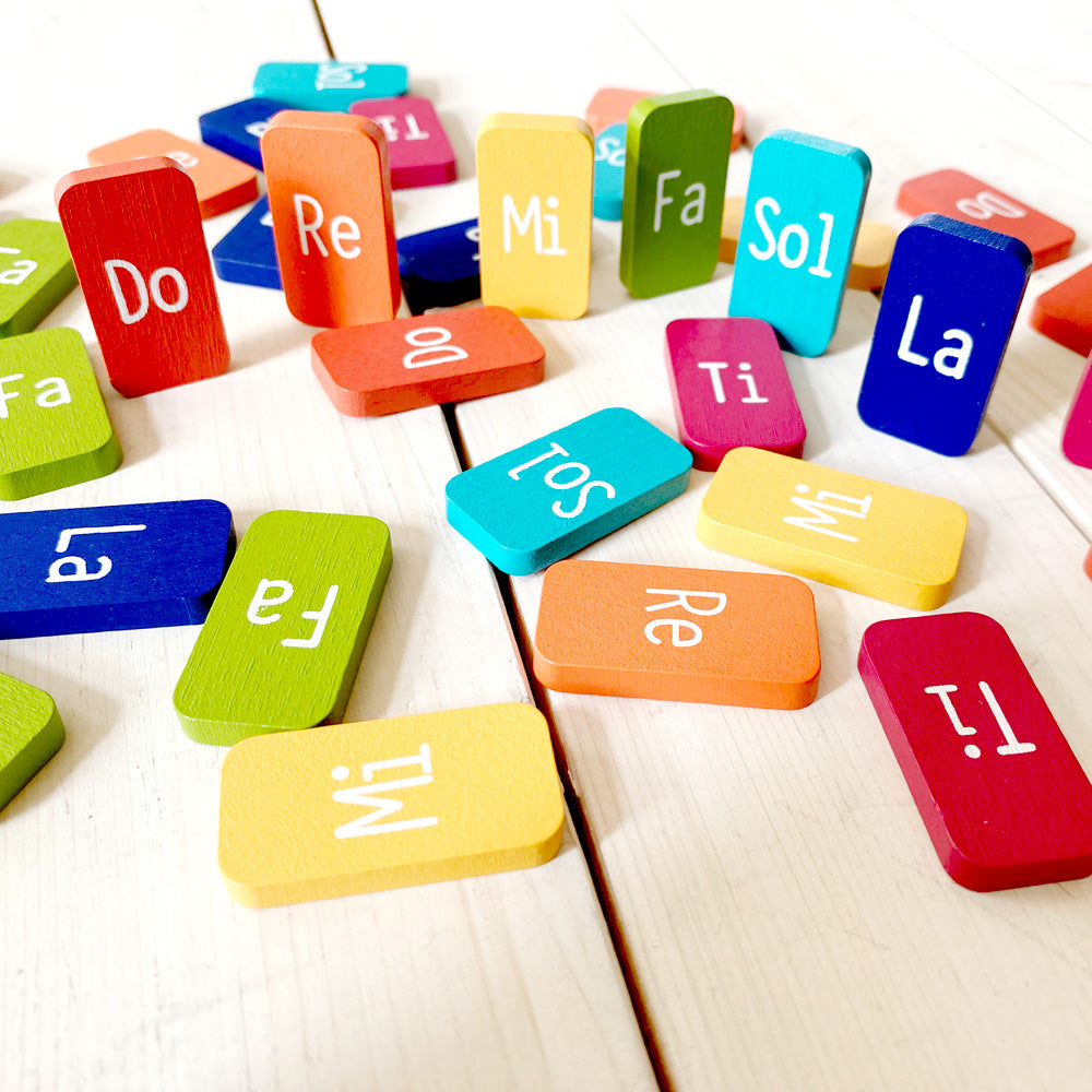 Piano Keys Colour Solfege Tiles