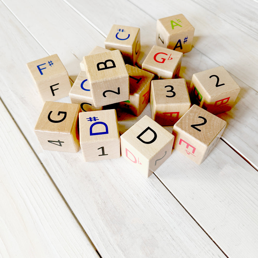 Musical Alphabet Wooden Blocks