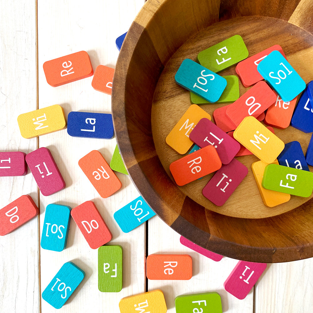 Piano Keys Colour Solfege Tiles