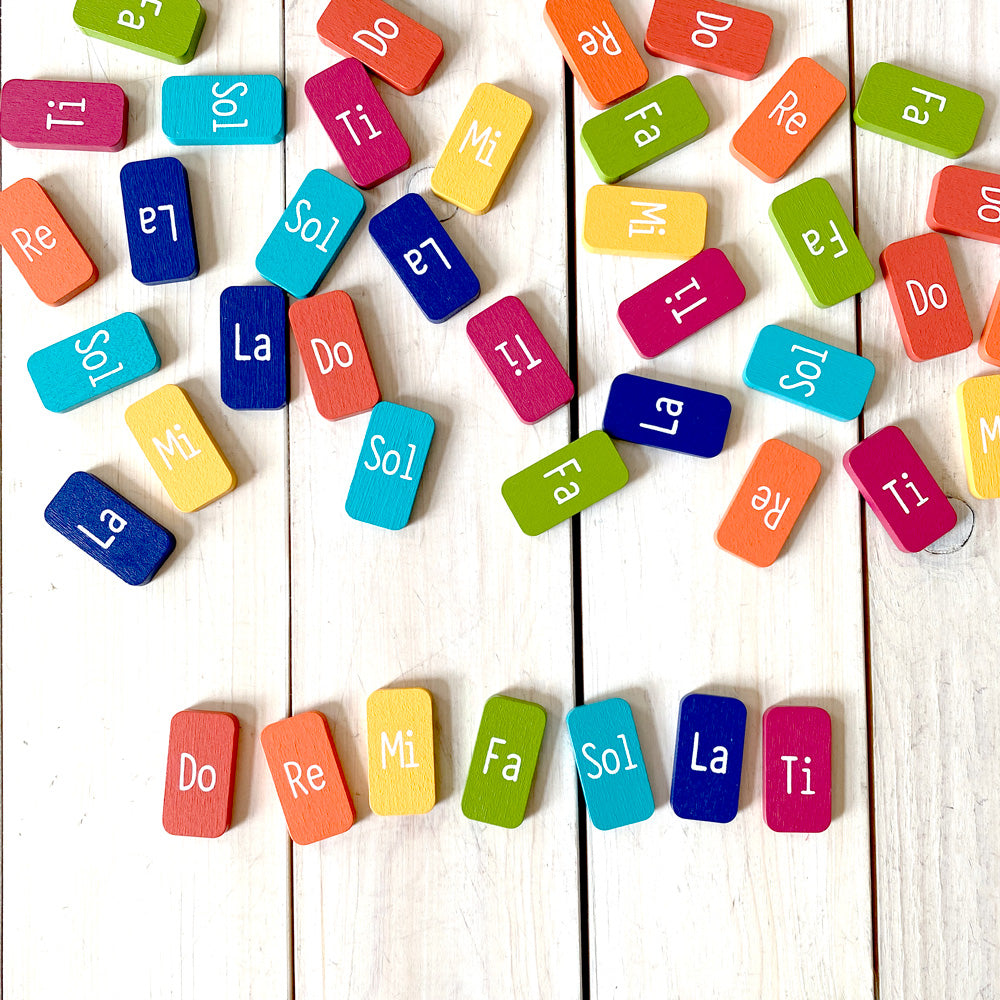Piano Keys Colour Solfege Tiles