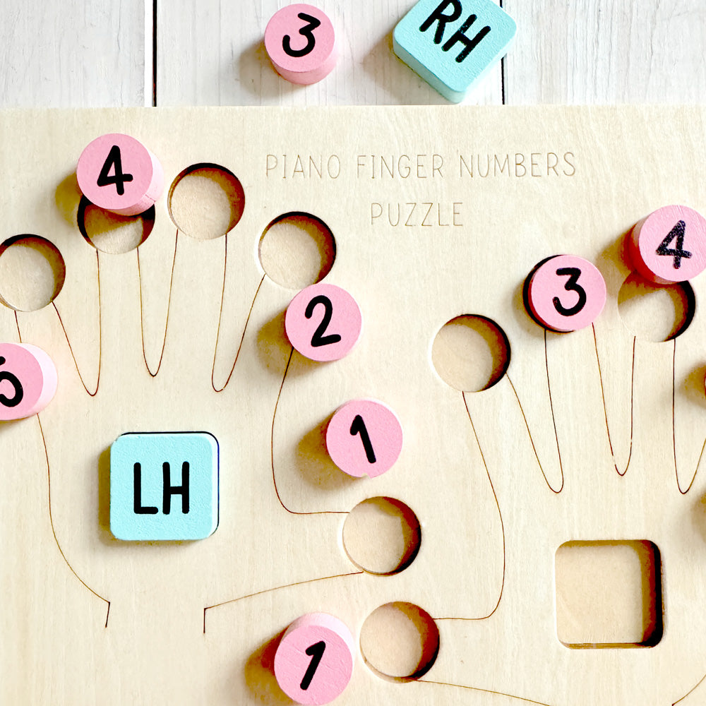 Piano Finger Numbers Puzzle