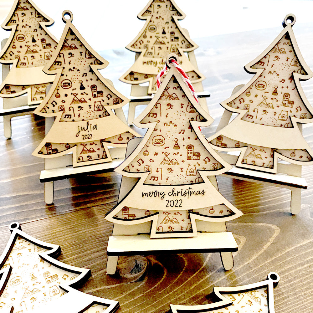 Personalized Christmas Tree Ornaments