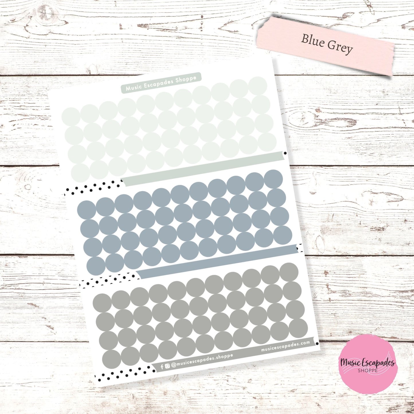 Blank Circle Stickers (Small)