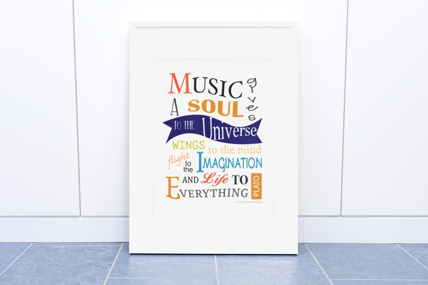 Printable - Music Gives a Soul to the Universe