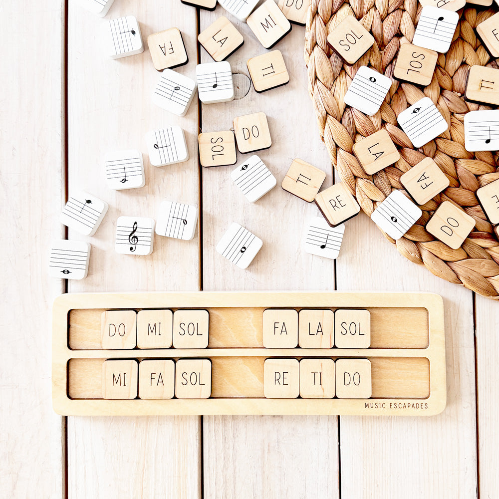 Wooden Solfege Tiles