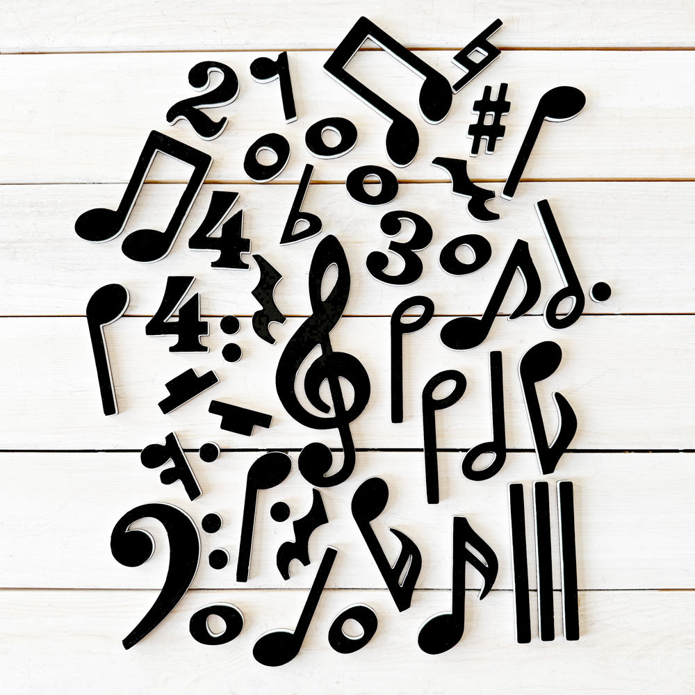 Magnetic Notes and Symbols Set