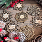 Wooden Snowflake Ornaments