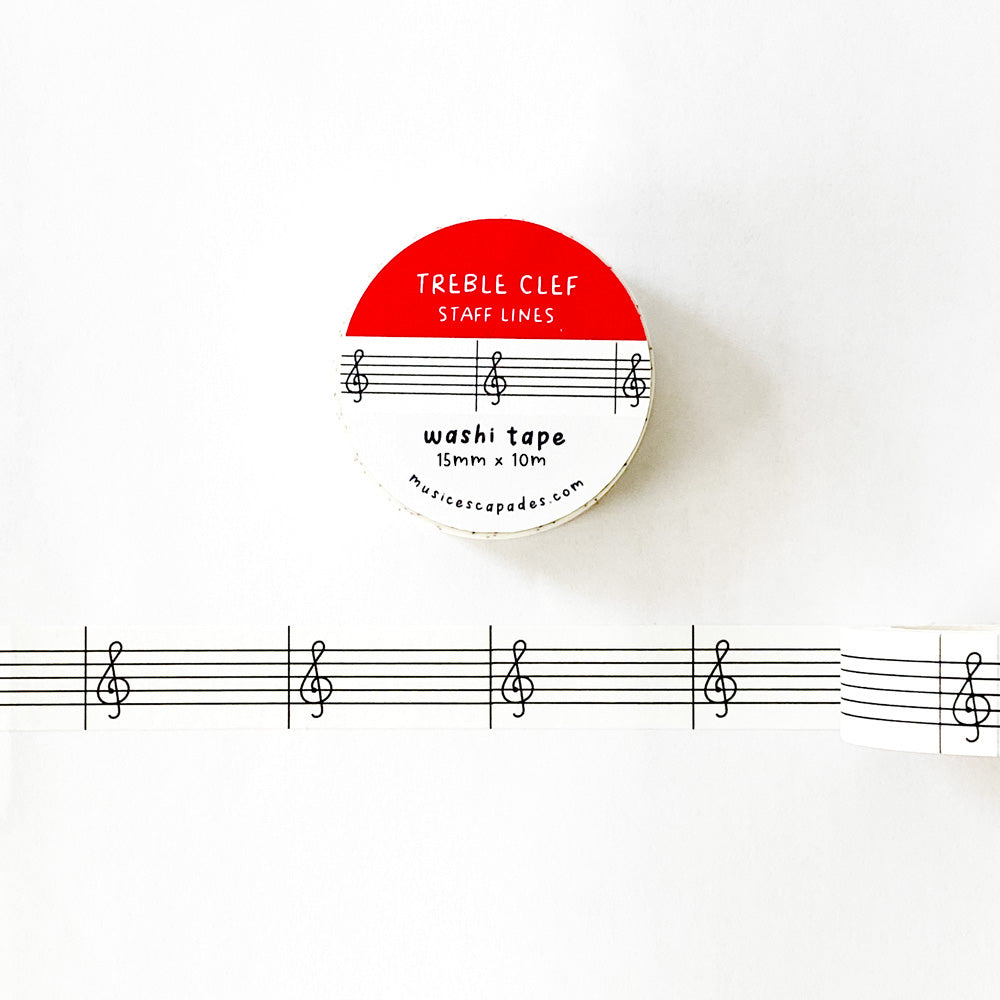 Music Staff Washi Tape