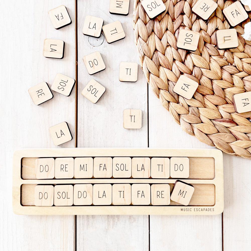 Wooden Solfege Tiles