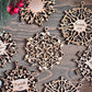 Wooden Snowflake Ornaments