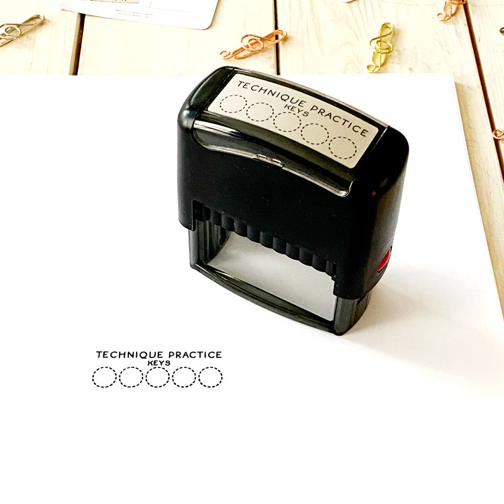 Technique Practice Keys Stamp – Music Escapades Shoppe