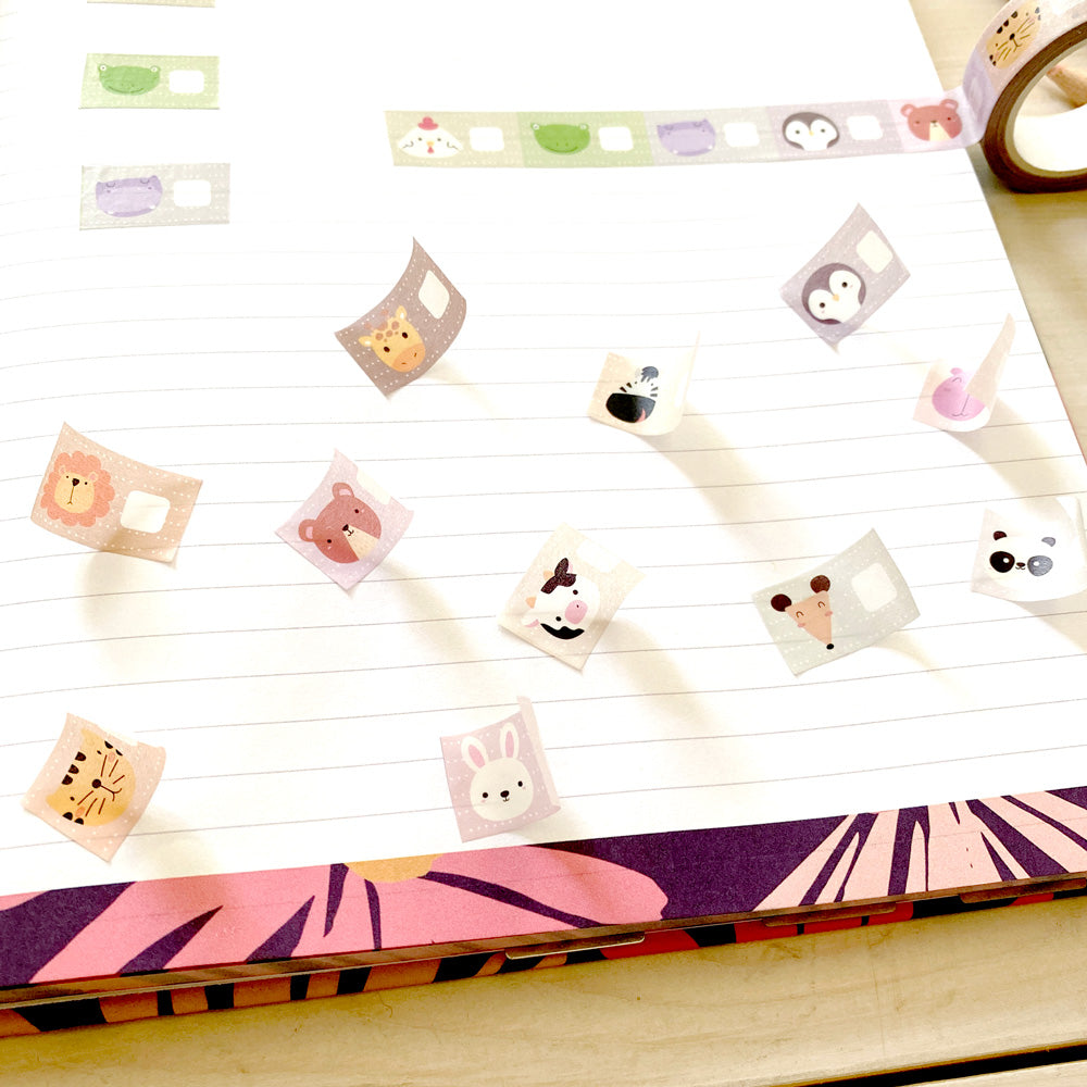 Animal Checkboxes Washi Tape