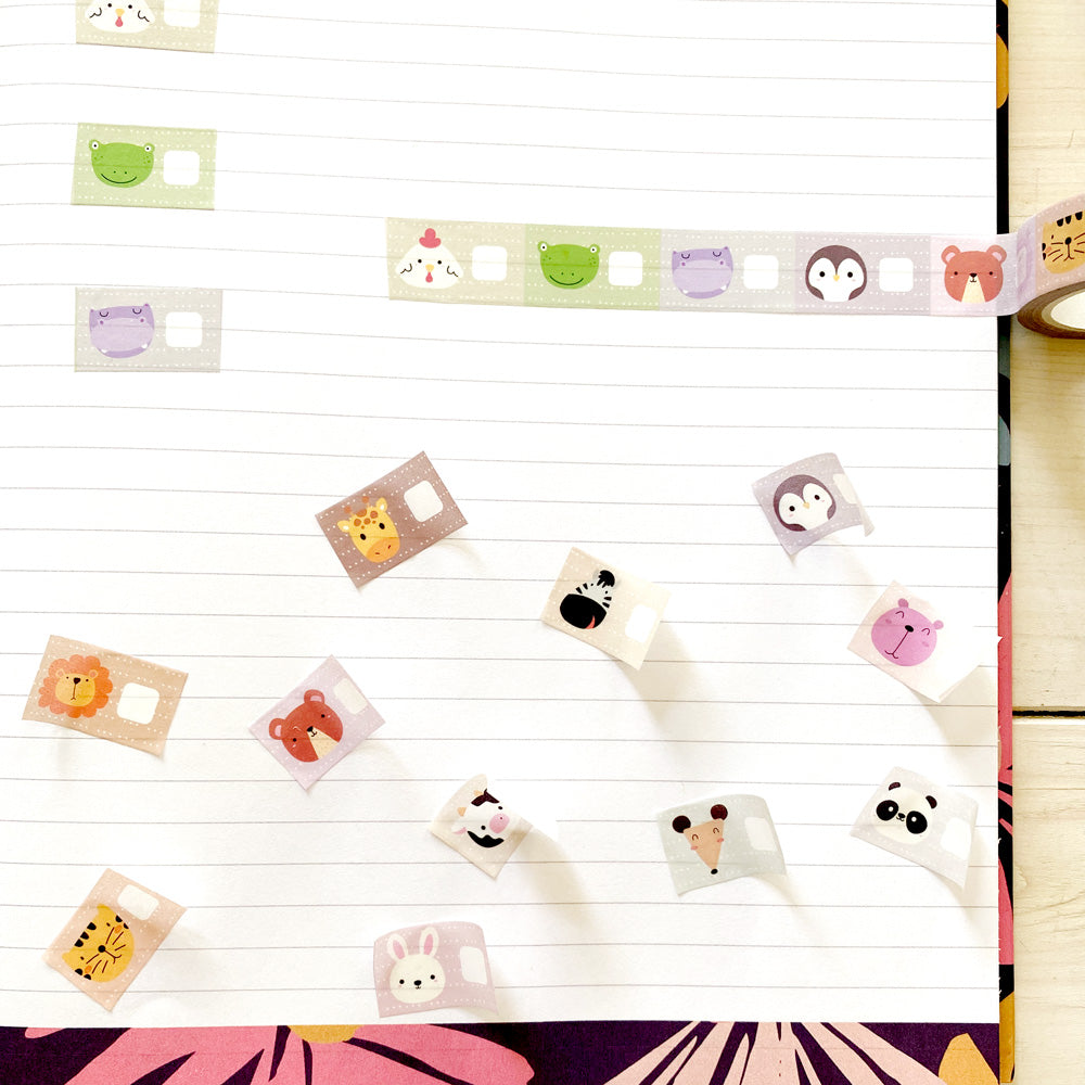 Animal Checkboxes Washi Tape