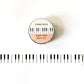 Piano Keys Washi Tape (Black and White)