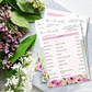 Summer Floral Recital Program (Canva Template)