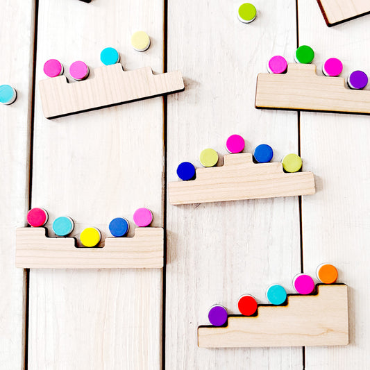Wooden Stair Steps Cutouts