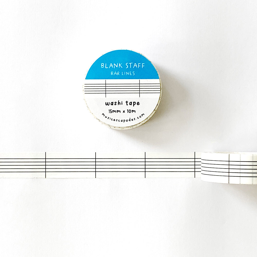 Music Staff Washi Tape