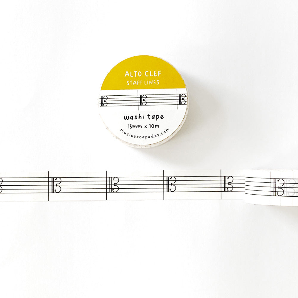 Music Staff Washi Tape