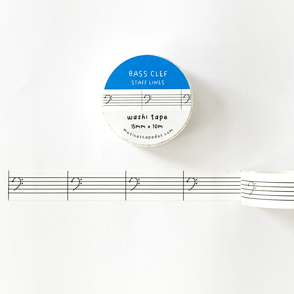 Music Staff Washi Tape