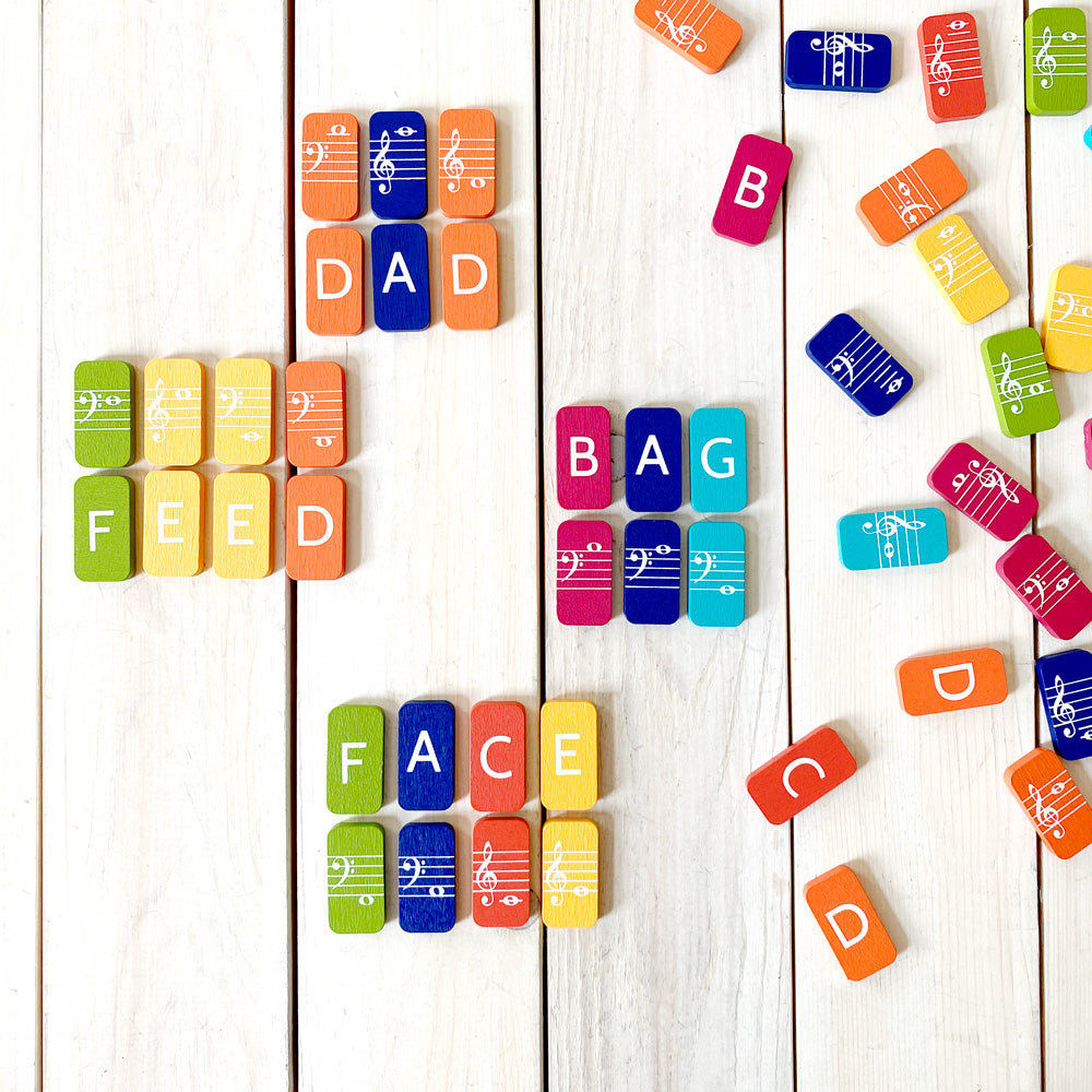 Wooden Alphabet Tiles