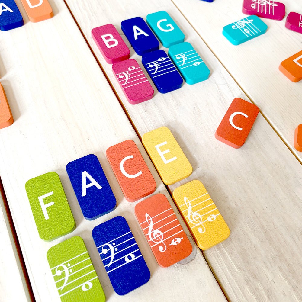 Wooden Note Tiles