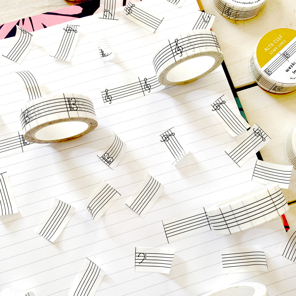 Music Staff Washi Tape