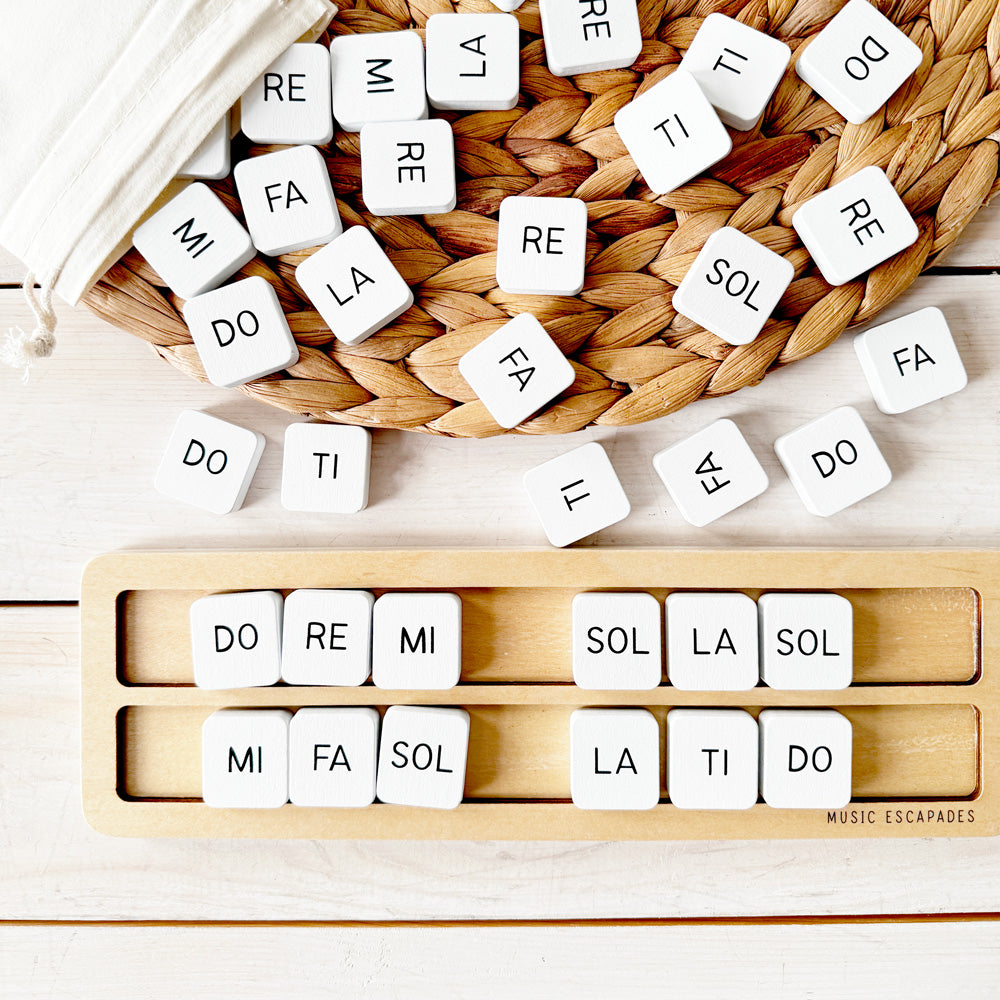 Wooden Solfege Tiles