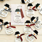 Personalized Musical Snowman Ornaments