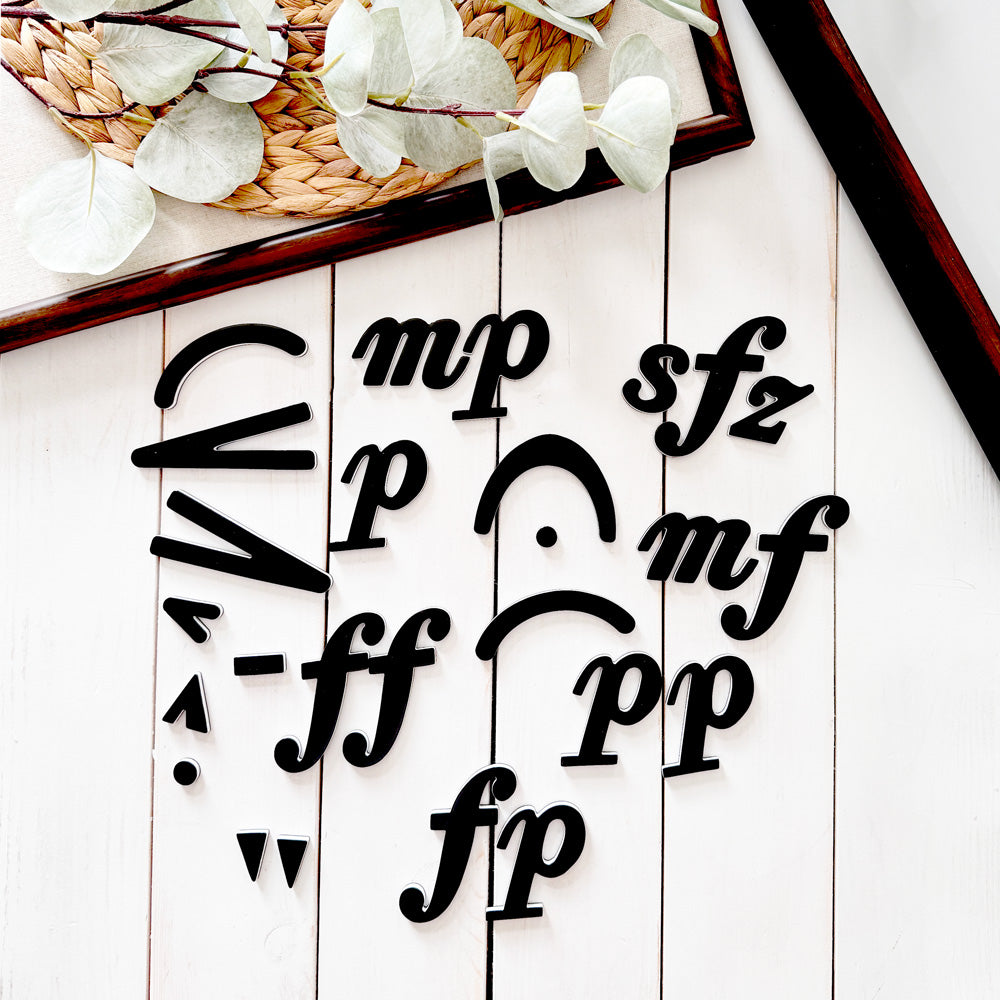 Music Dynamics and Articulation Magnet Set