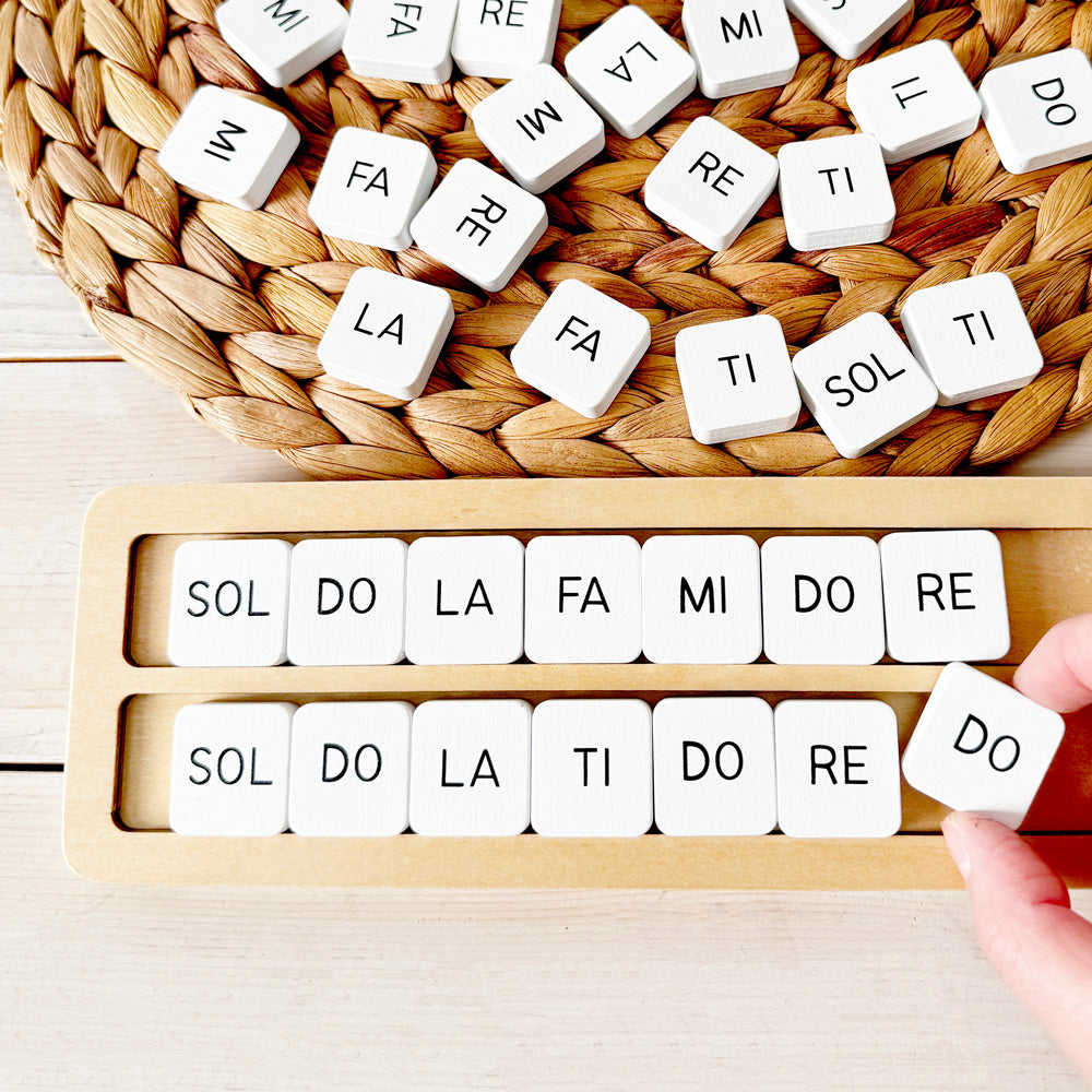 Wooden Solfege Tiles