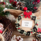 Personalized Layered Rustic Musical Wreath Ornament