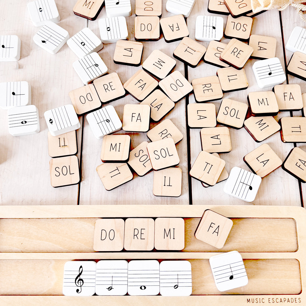Wooden Solfege Tiles