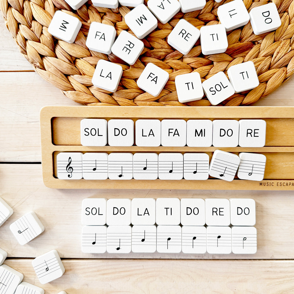 Wooden Solfege Tiles