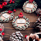 Personalized Layered Wreath Ornament